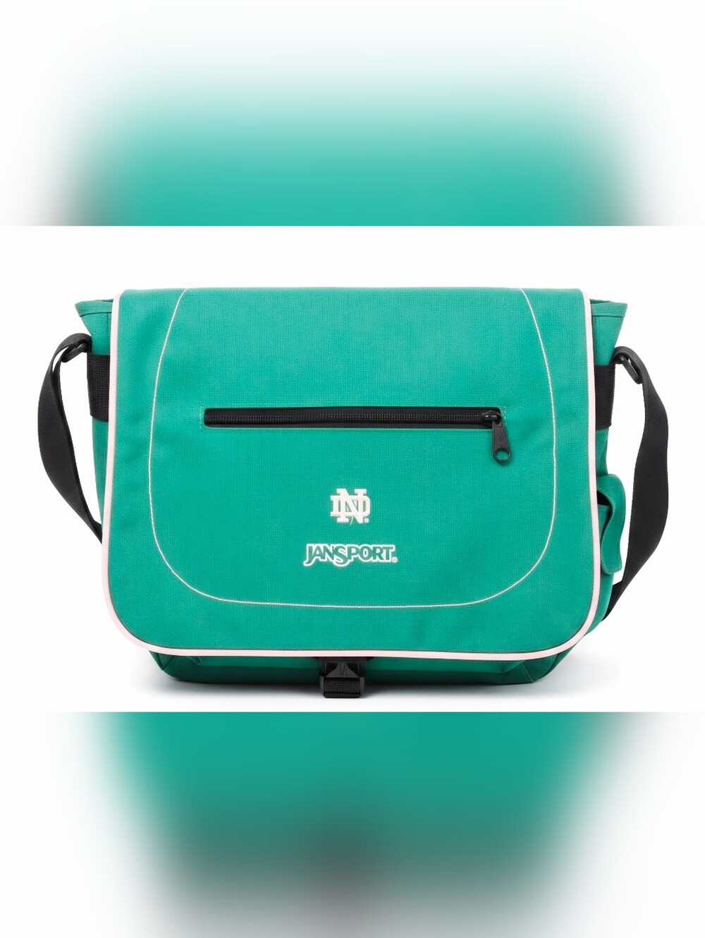 Vintage JanSport NCAA Notre Dame Fighting Irish Messenger Bag